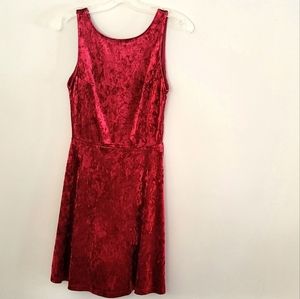 H&M Women's Sleeveless Backless Velvet Dress Size 6